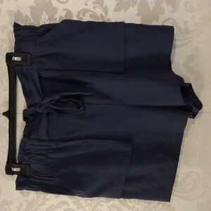 Adyson Parker Tie Front High Waisted Shorts L